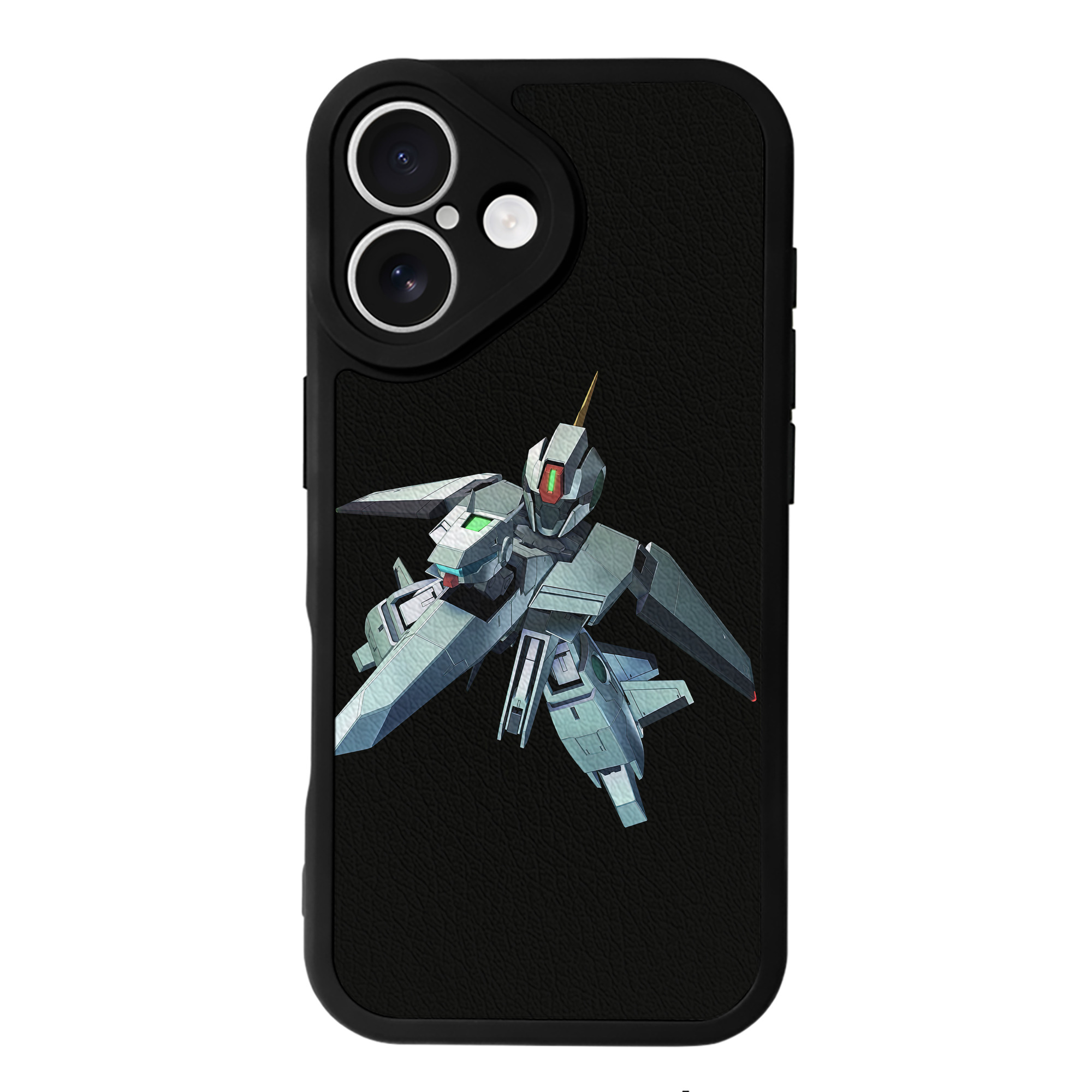 （画像用） 機動戦士ガンダム Mobile Suit Gundam 【iPhone 16シリーズ対応】シリコンスマホケース（レザー調） 材質：シリコン